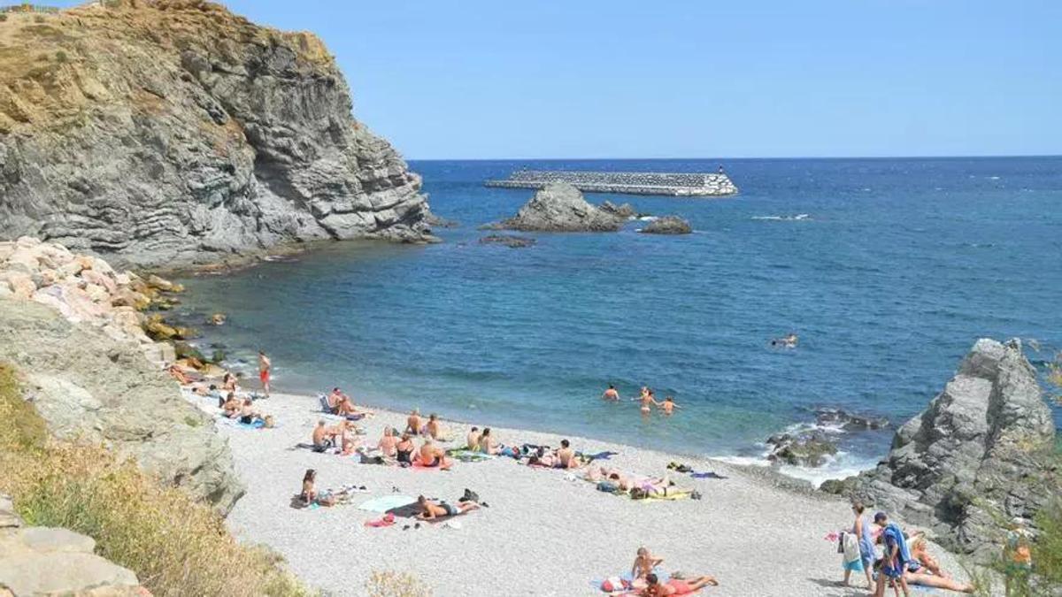 Platja de la Gola de Llançà.