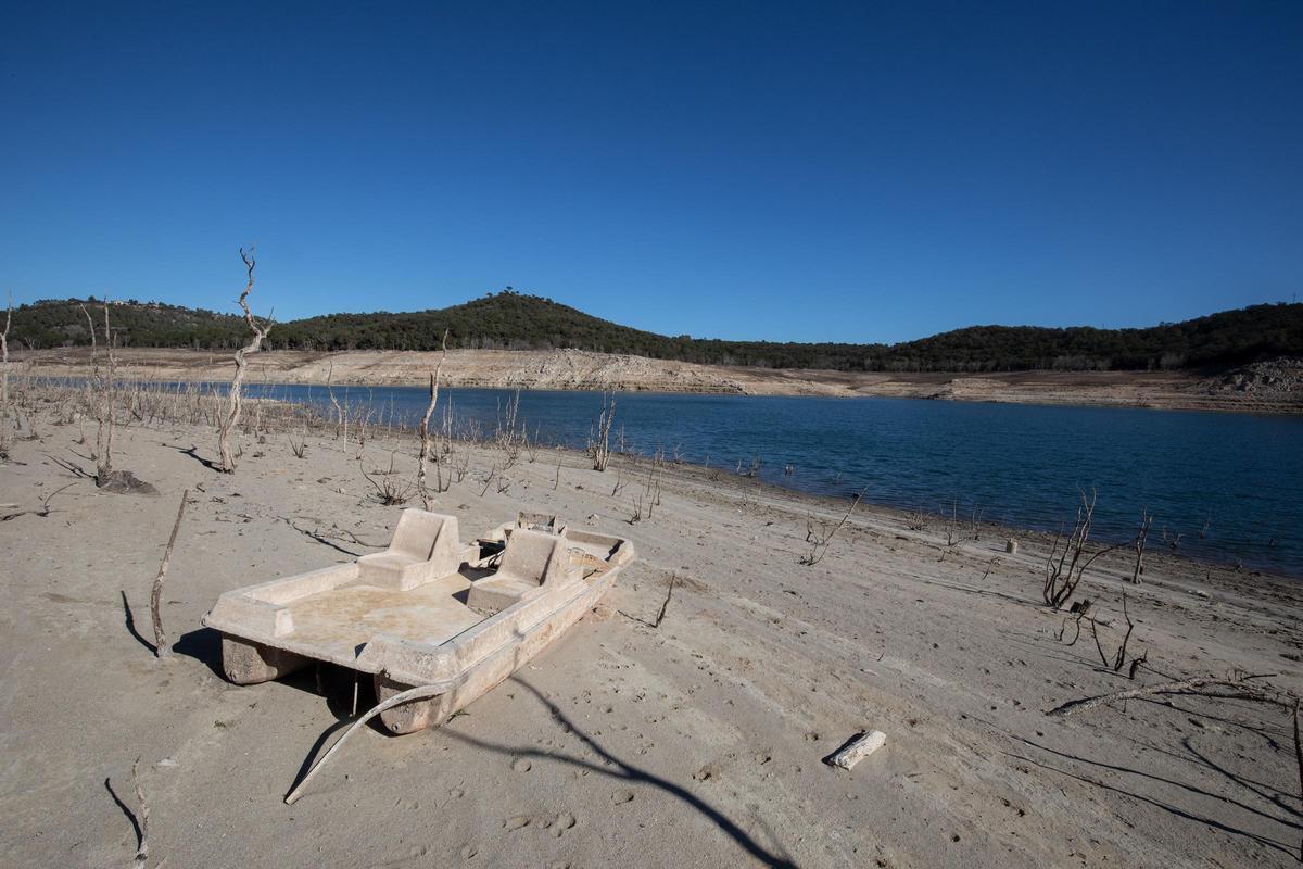 El pantà de Darnius-Boadella.