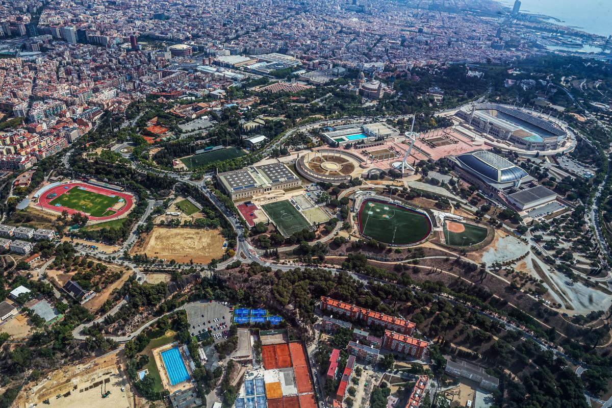 Las obras en Barcelona desde el aire