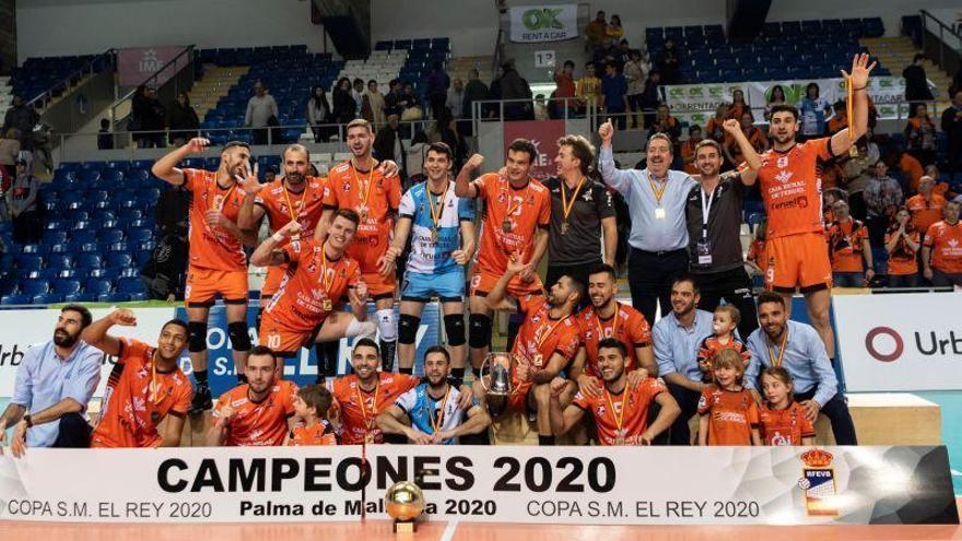 El CV Teruel levanta en Palma su sexto título de Copa del Rey