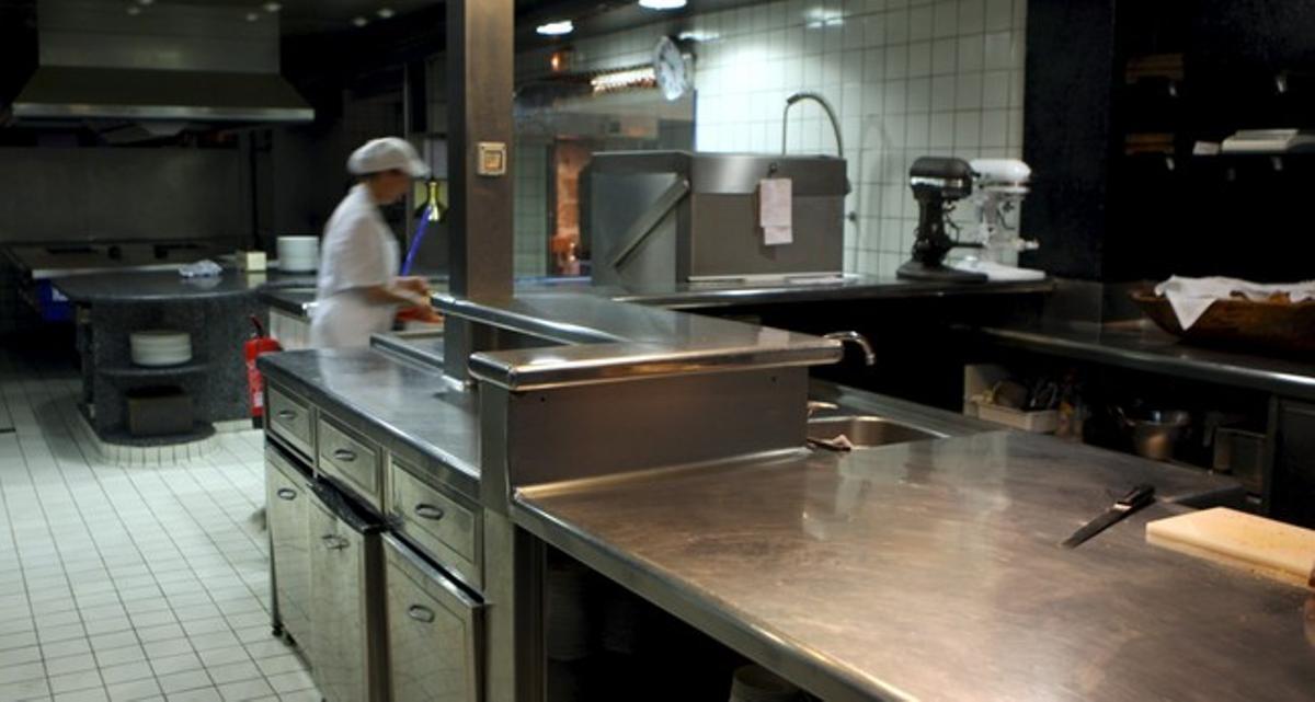 Cuines del restaurant Can Fabes, a Sant Celoni. Cuines del restaurant Can Fabes, a Sant Celoni.