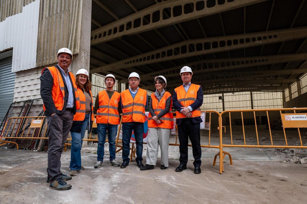 Visita al inicio de las obras