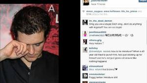 Justin Bieber es burla ara d'Orlando Bloom