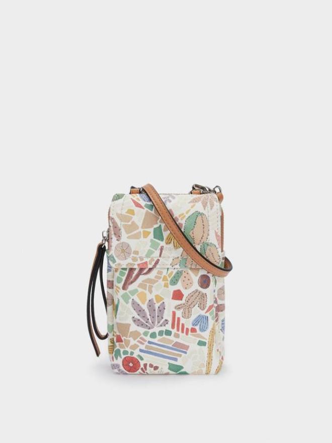 Bolso para móvil con estampado de cactus de Parfois