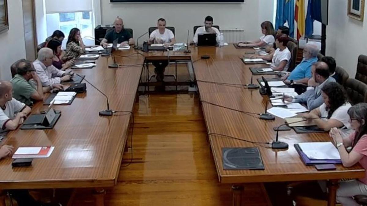 Un instante de pleno de Corvera.