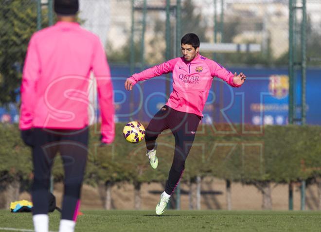 El Barça prepara el partido contra la Real Sociedad