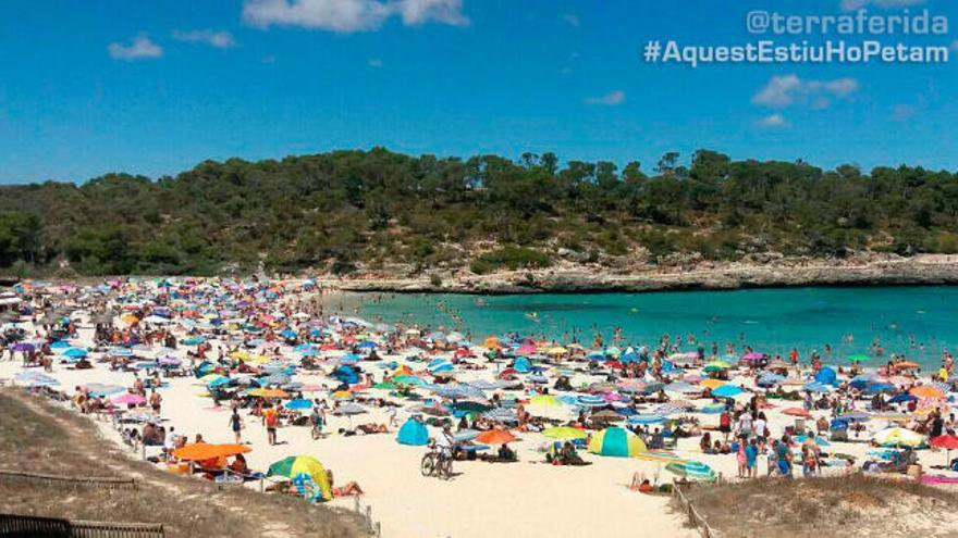 Mallorca concentrará a 25 personas por metro de playa en el año 2030