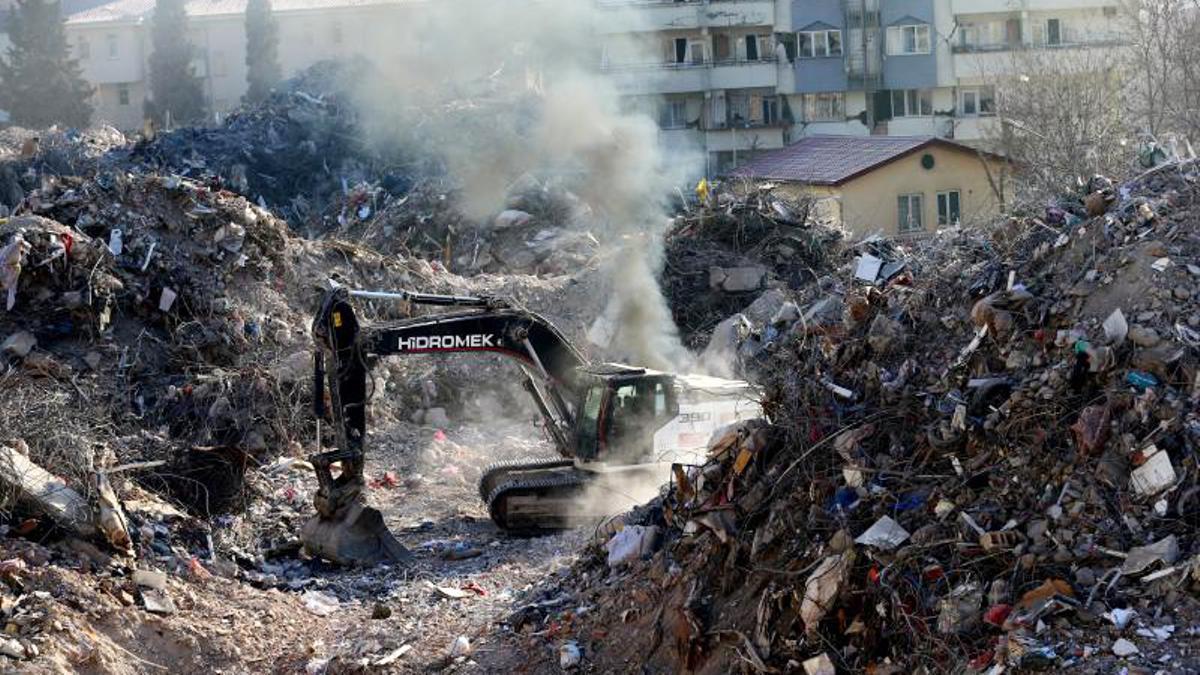 Labores de reconstrucción en Kahramanmaras, once días después del terremoto