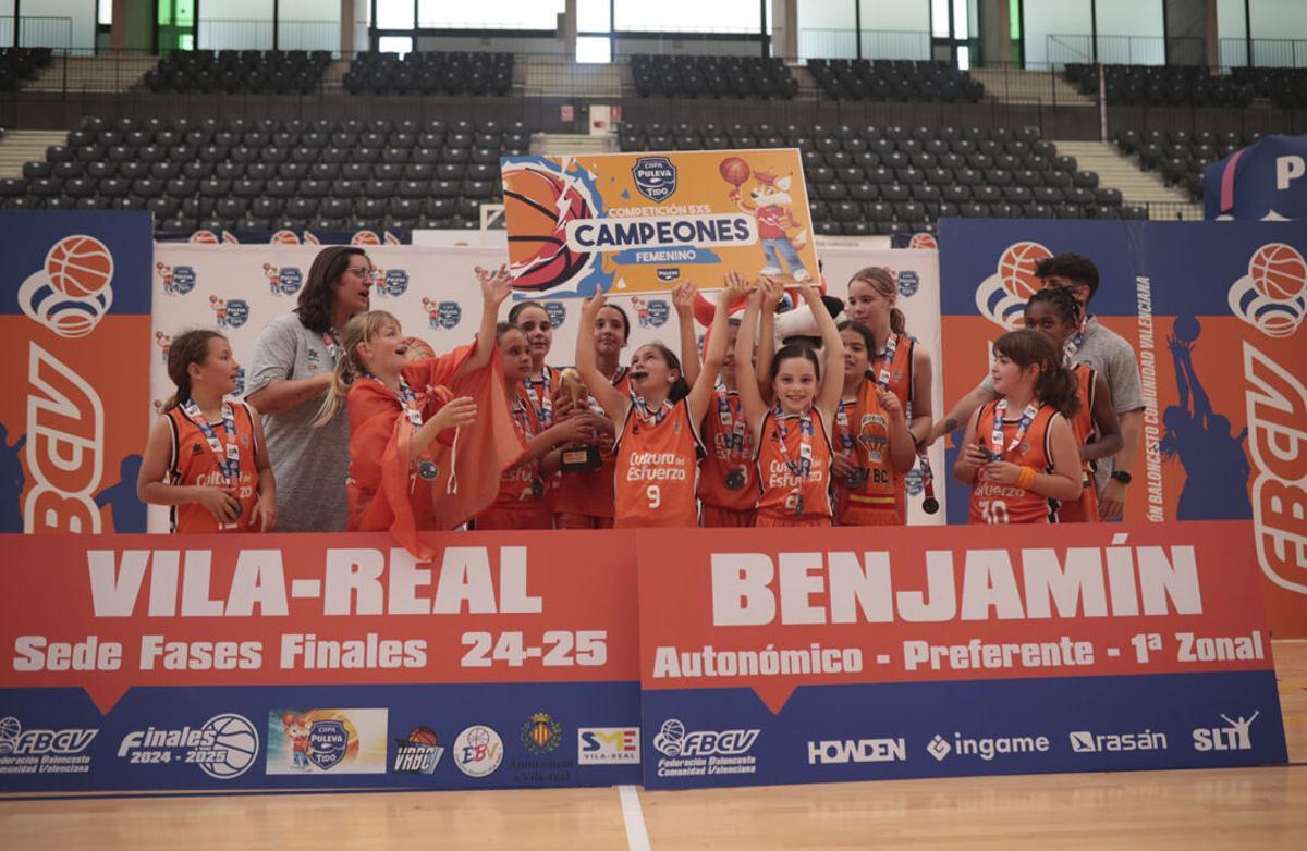 Valencia Basket, campeón Benjamín femenino en Autonómico.