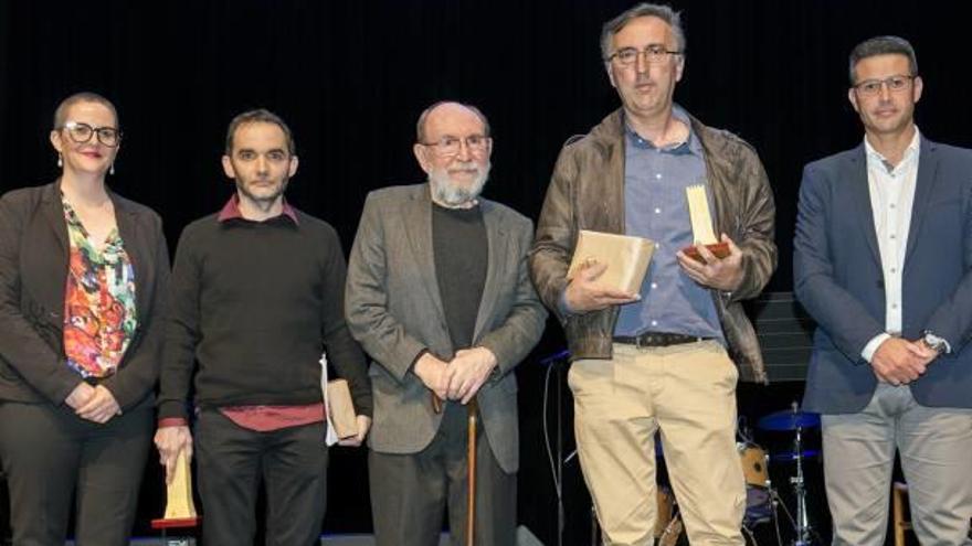 Entrega de los premios a Fran García y Francesc Pastor.