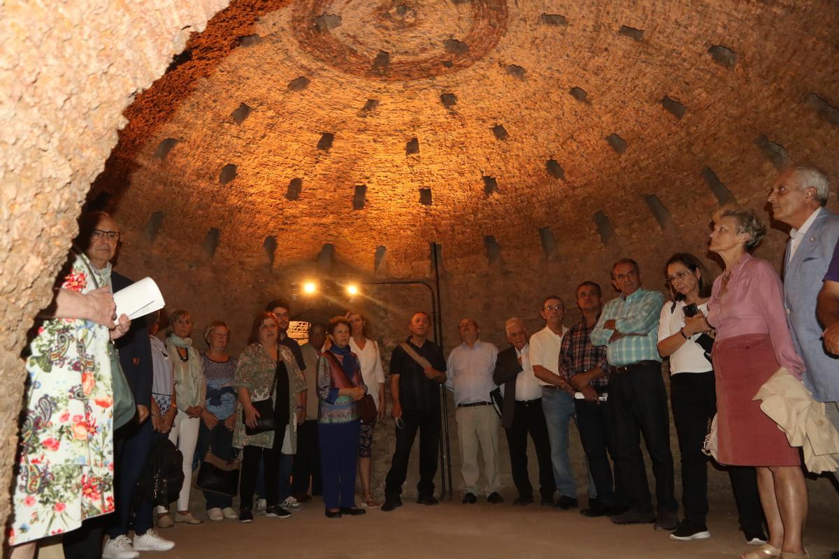Las visitas a la restaurada zona de hornos de la Real Fábrica, un gran atractivo