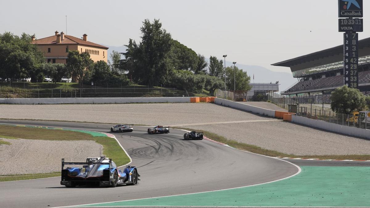 Los espectaculares prototipos de Le Mans ruedan en Barcelona