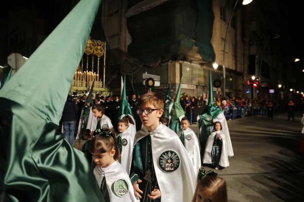 La Esperanza y el Cristo de la Caída protagonizaron el Encuentro en la Vía Doloresa de la Semana Santa de Torrevieja