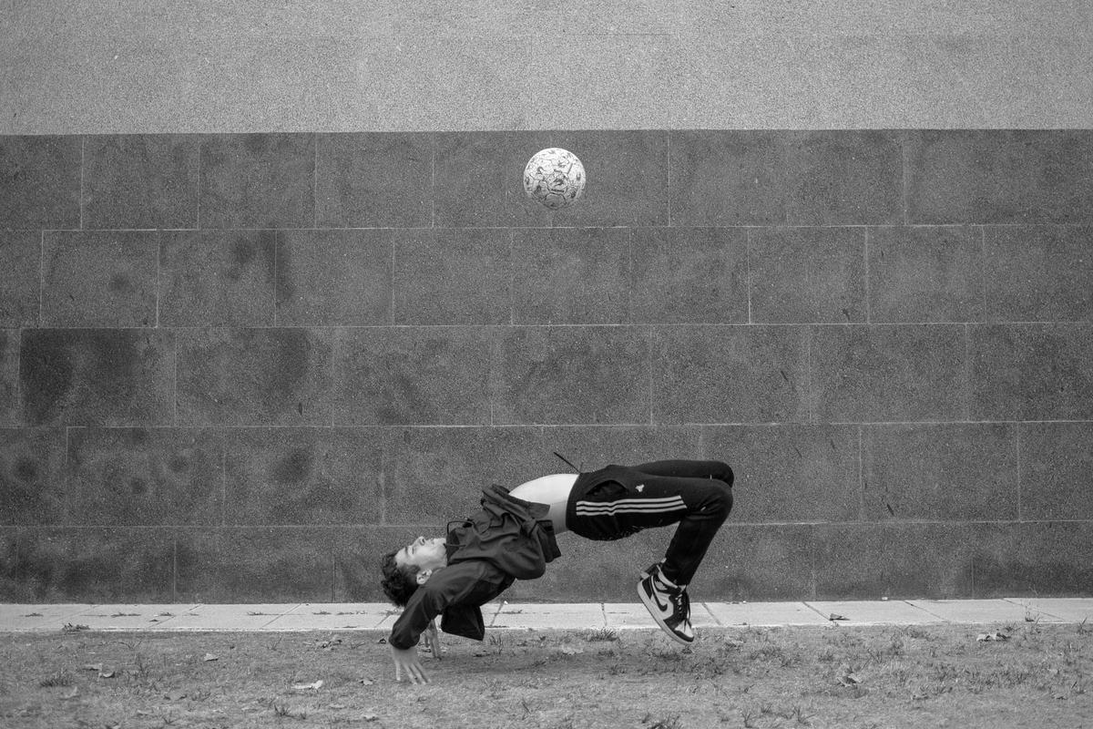 Anto Sanz, el español en la elite del fútbol ‘freestyle’.