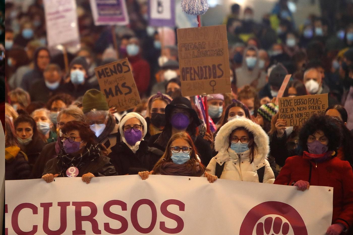 Libres, iguales y seguras: Vigo sale a la calle para gritar por todas las mujeres