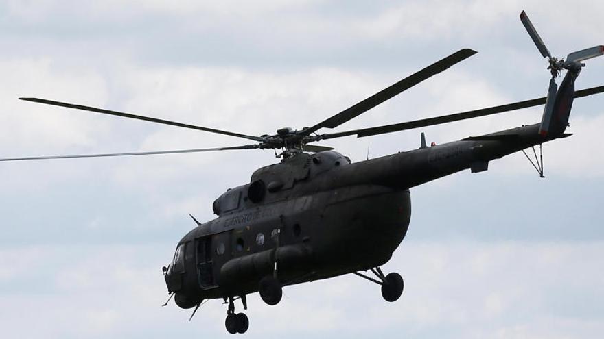 Un helicóptero MI-17 como el que se ha estrellado