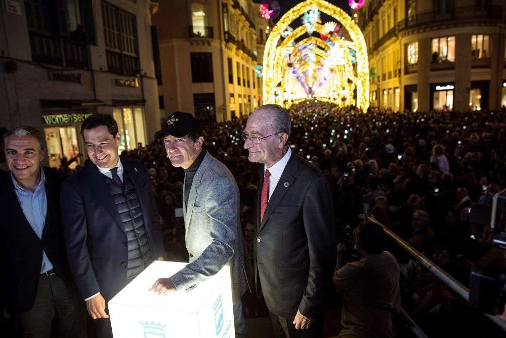 Encendido del Alumbrado Navideño de Málaga