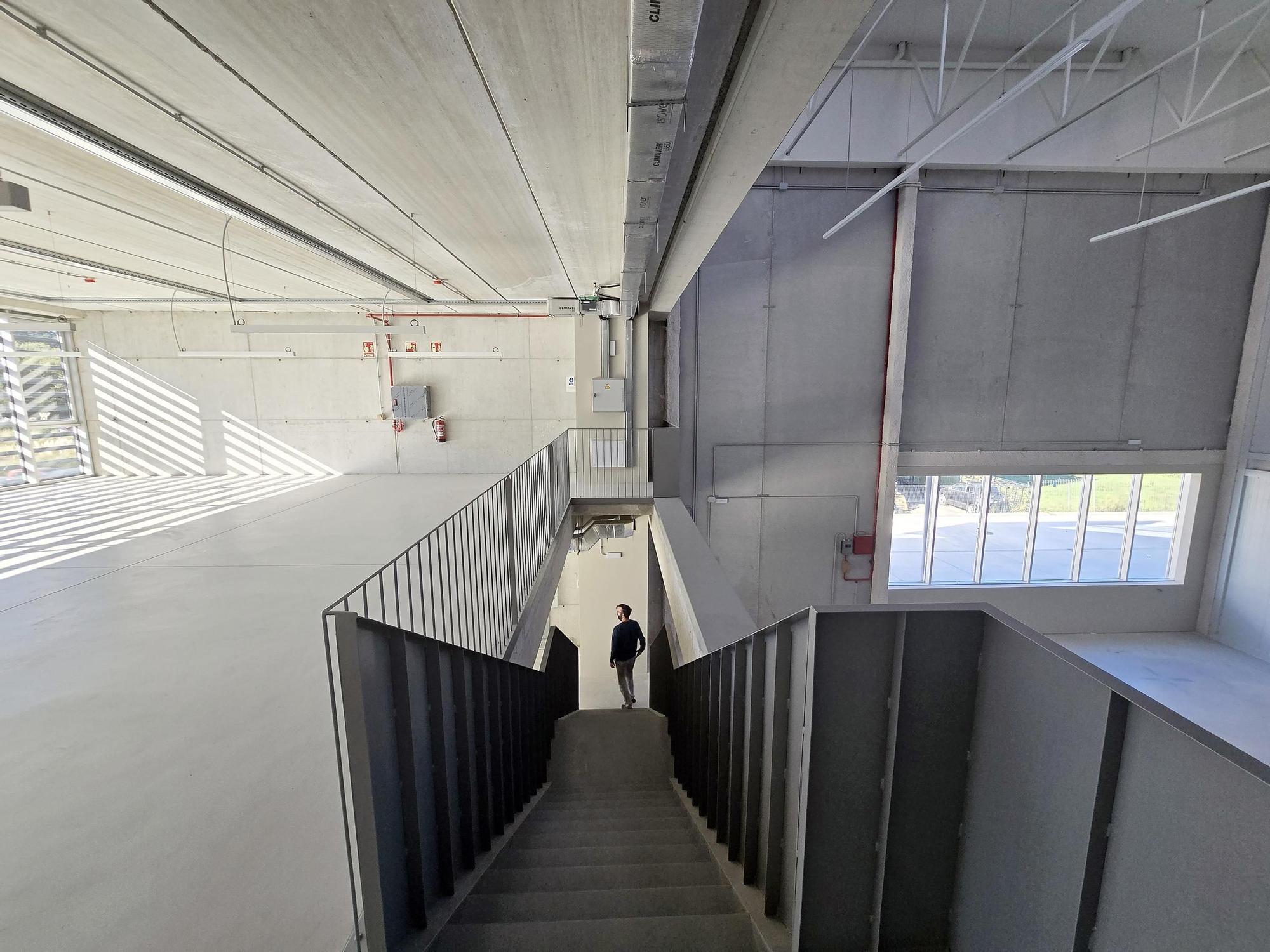 Visita a las nuevas naves de la Zona Franca para empresas tecnológicas en Pordo do Molle