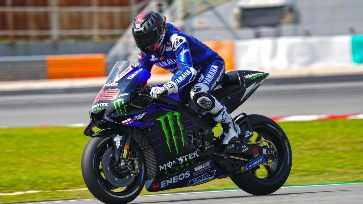 Jorge Lorenzo, en su regreso a Yamaha