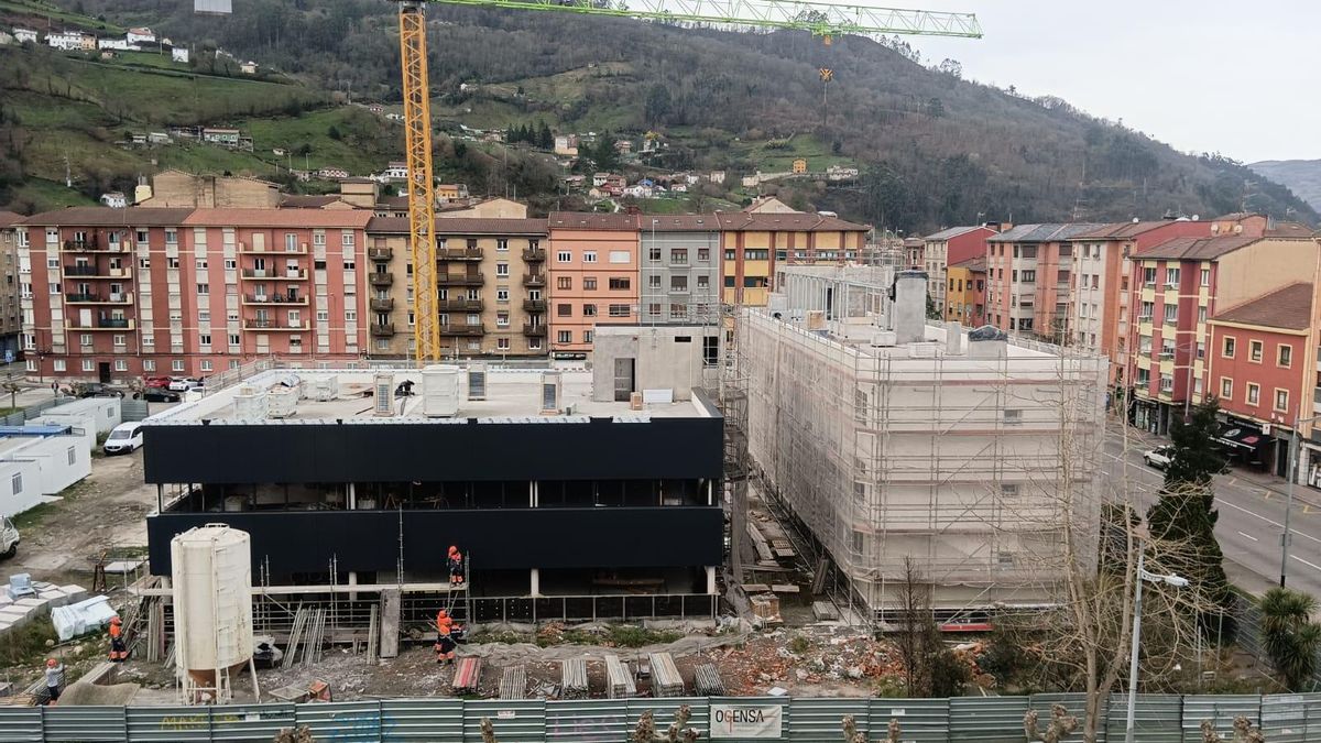 El estado actual de las obras del Cuartel de Mieres.