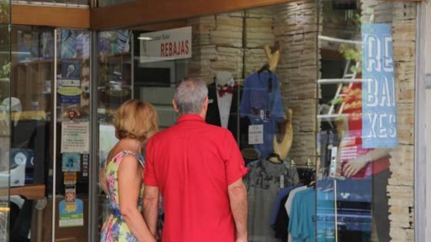 Uno de los comercios de la calle San Lorenzo, en pleno centro de la ciudad.