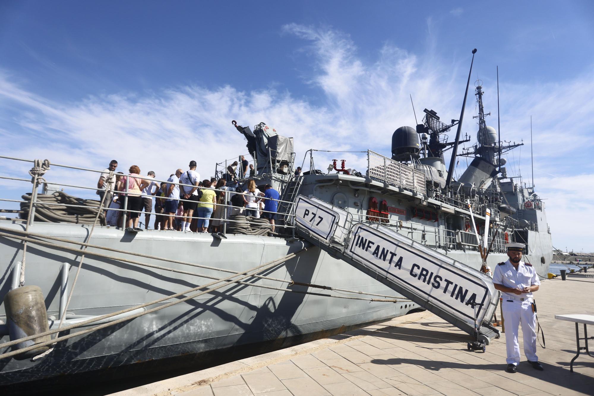 El Patrullero "Infanta Cristina" se puede visitar este fin de semana en València