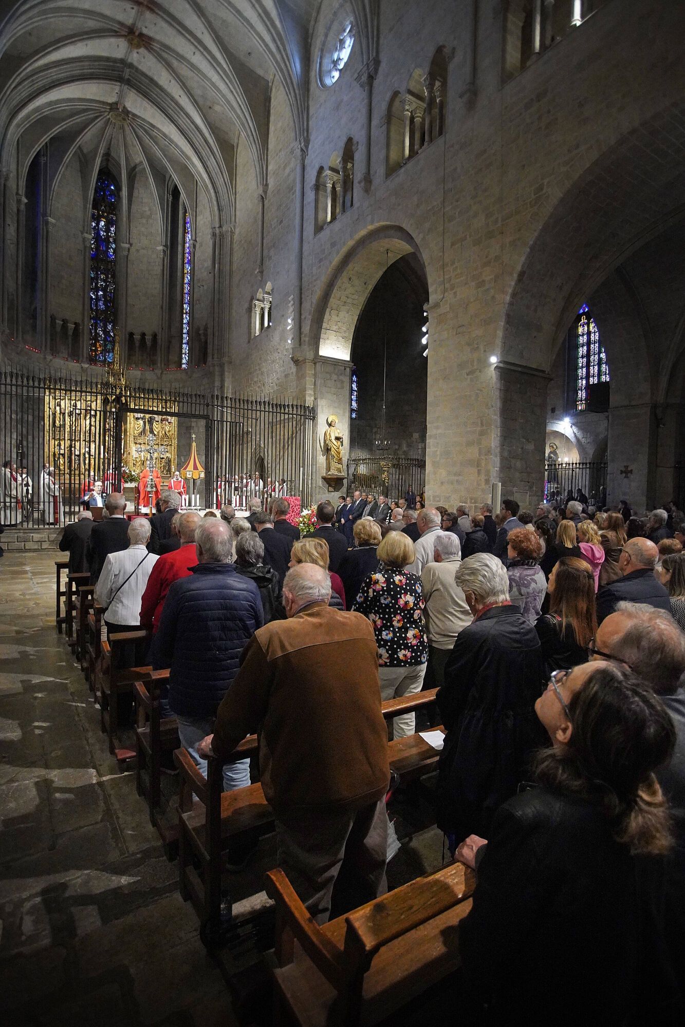 Girona Basílica de Sant Feliu missa de Sant Narcís El Bisbe de Girona evoca Sant Narcís per combatre "la guerra, la fam i la manca d'una vida digna"