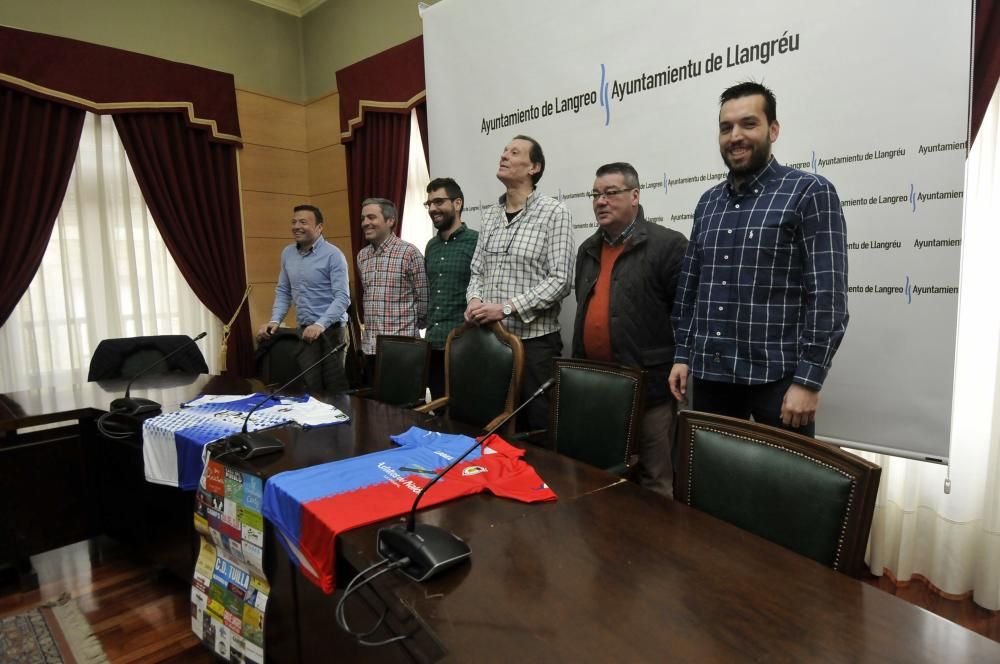 Presentación del derbi Langreo- Tuilla