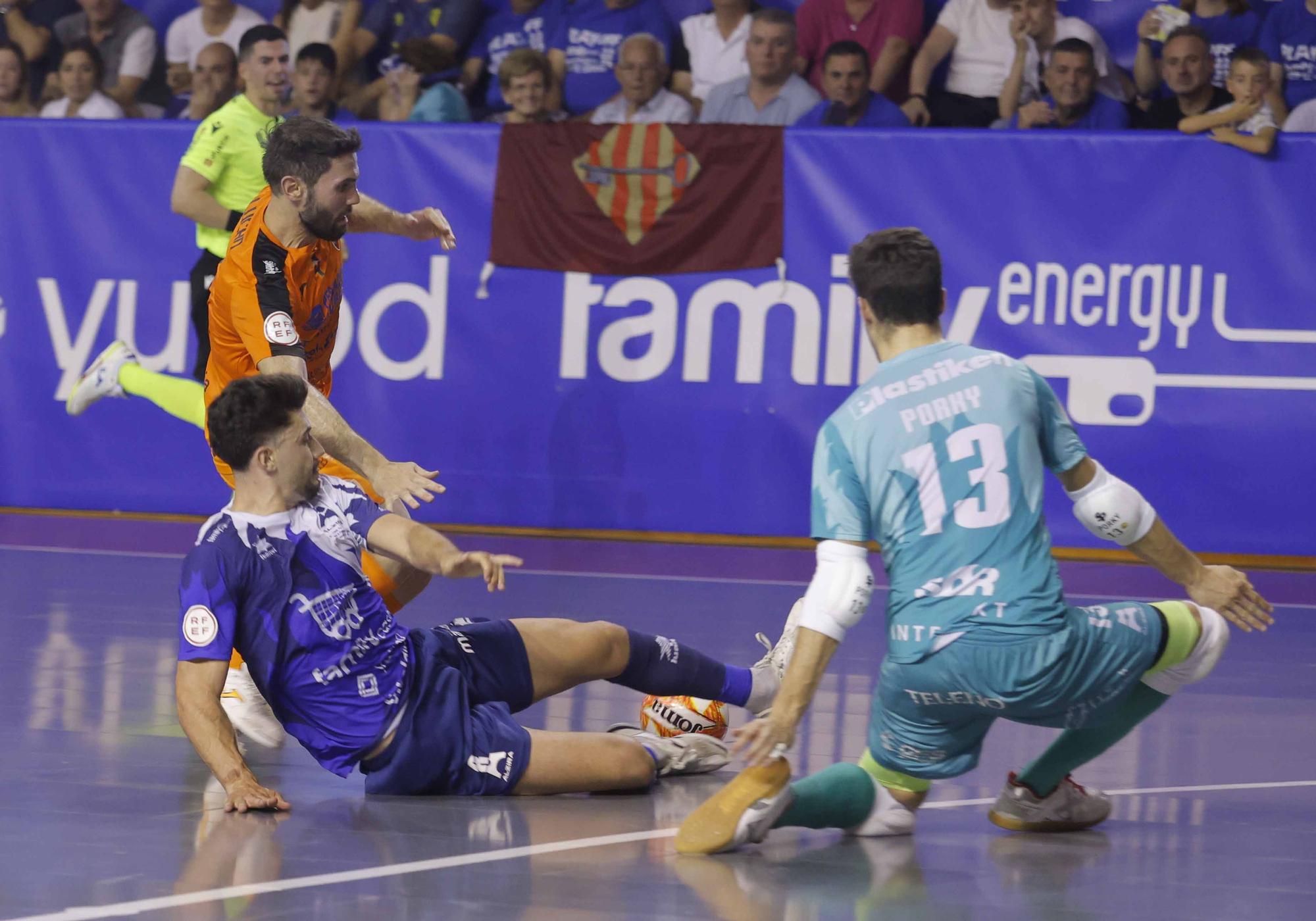 Partido de ascenso a primera entre el Alzira y Burela FS de fúbol sala