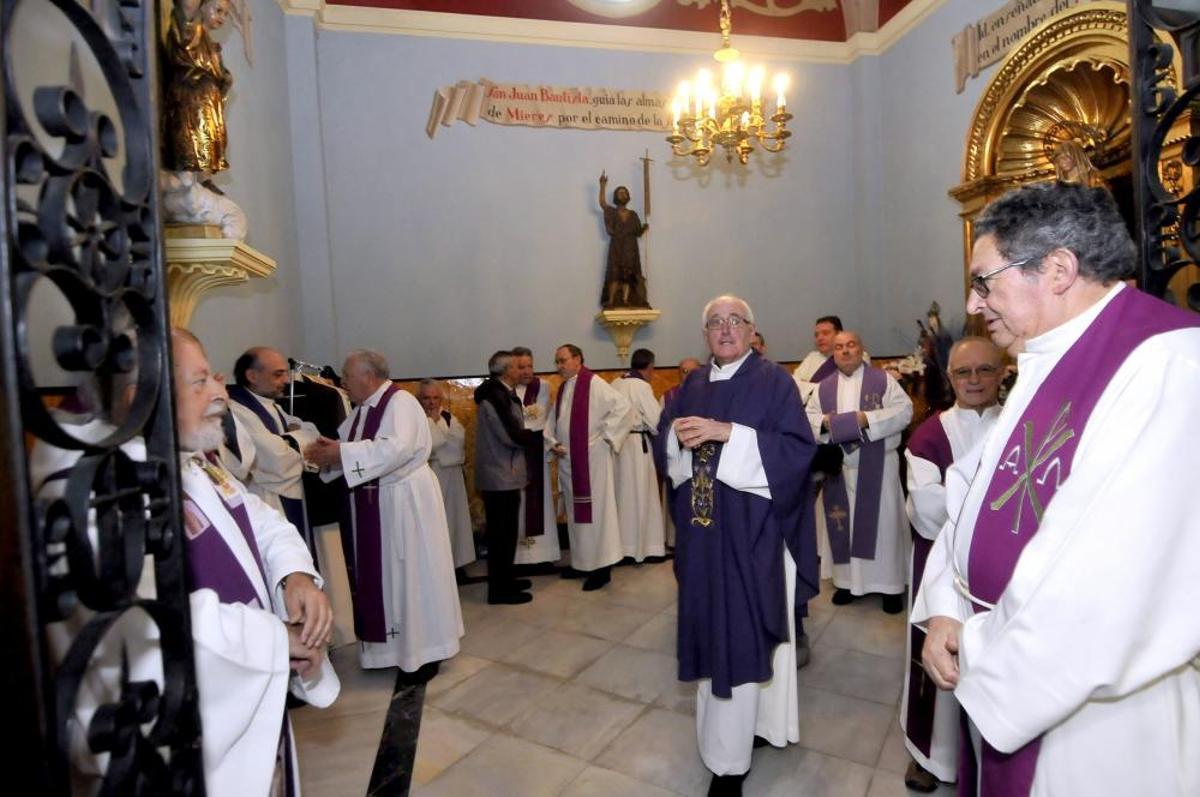 Funeral de Nicanor López Burgos en Mieres