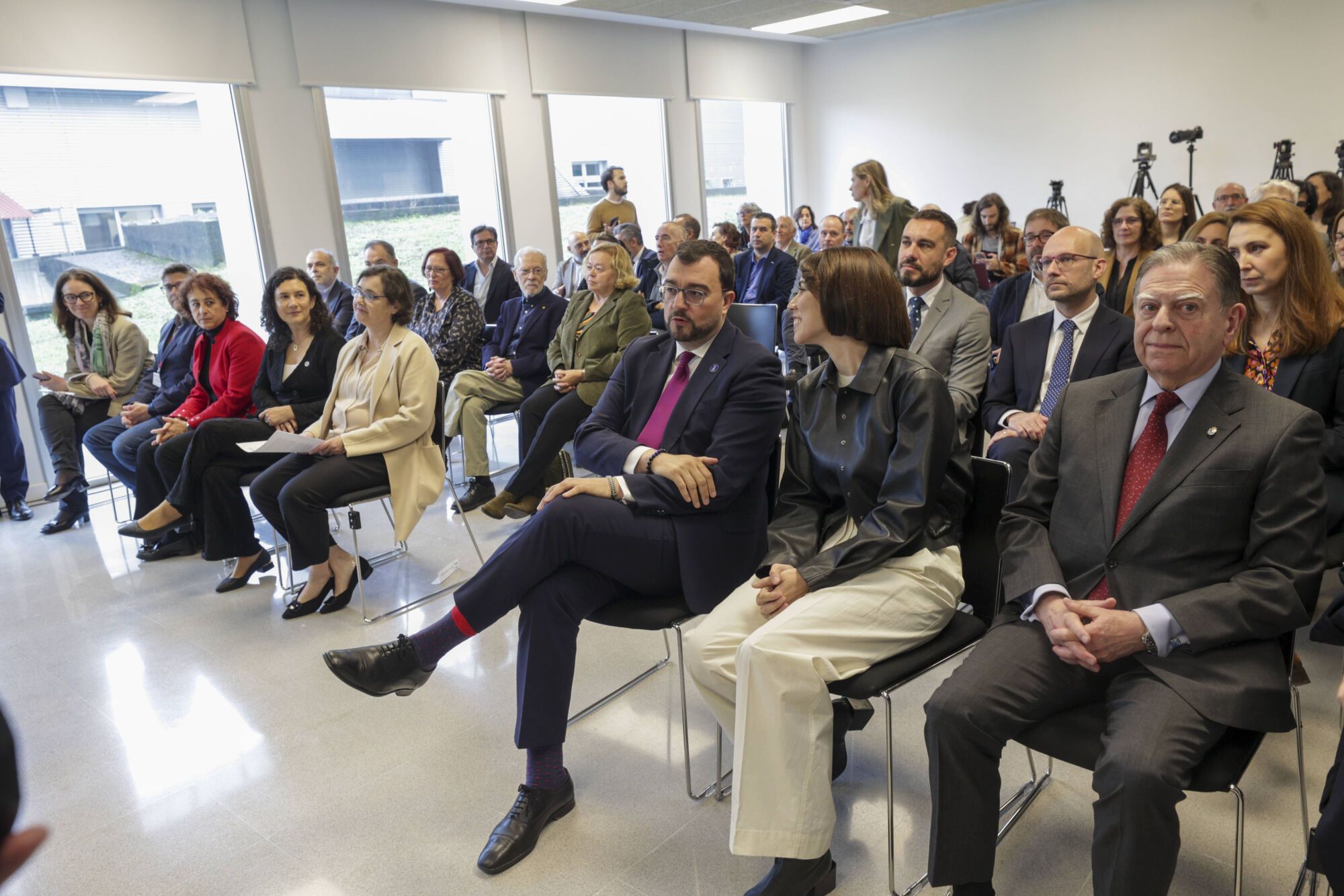Así es la nueva sede del Instituto de Productos Lácteos de Asturias (IPLA) en Oviedo.