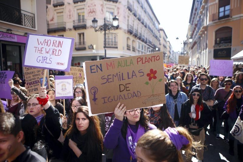 Concentraciones por el 8-M en Zaragoza