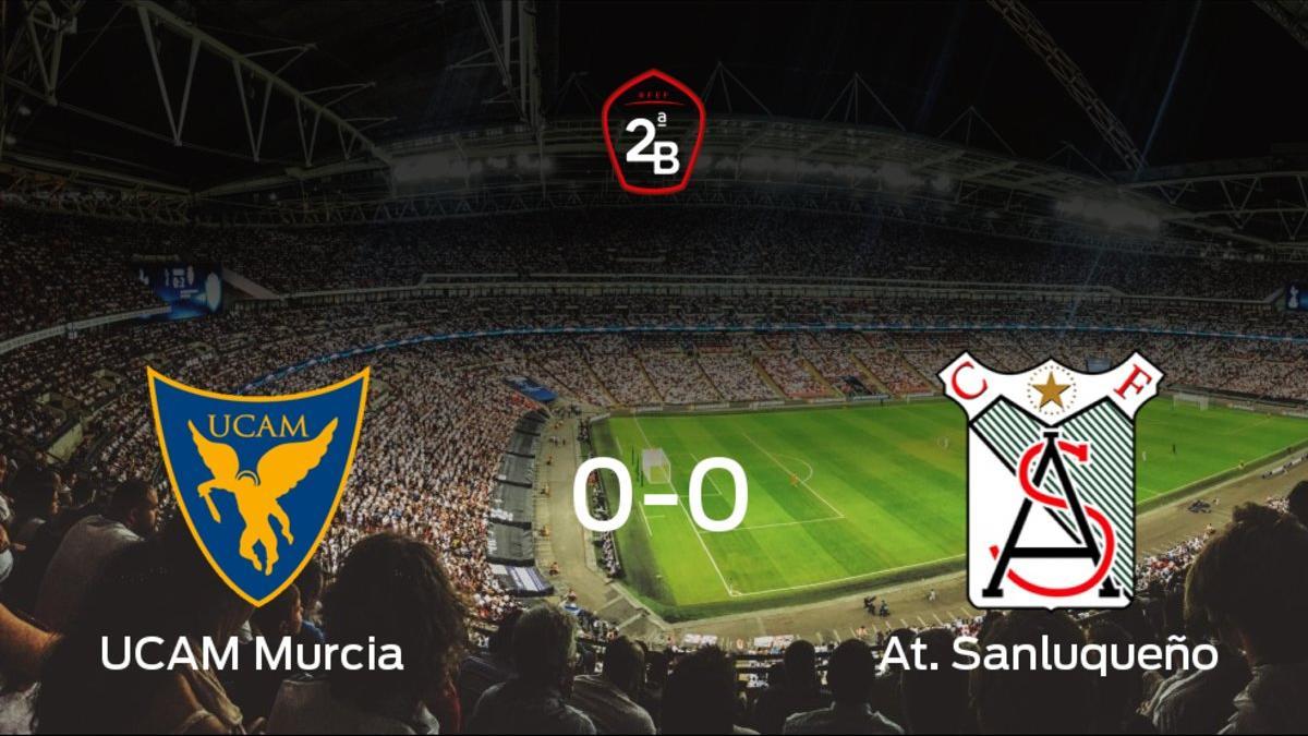 El UCAM Murcia y el At. Sanluqueño solo suman un punto (0-0)