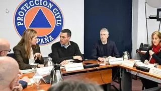 Sánchez preside la reunión para la valoración de riesgos provocados por las borrascas