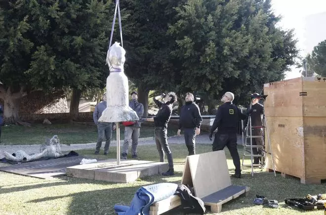 La Fundació Miró Mallorca finaliza la instalación de cinco esculturas monumentales en su jardín