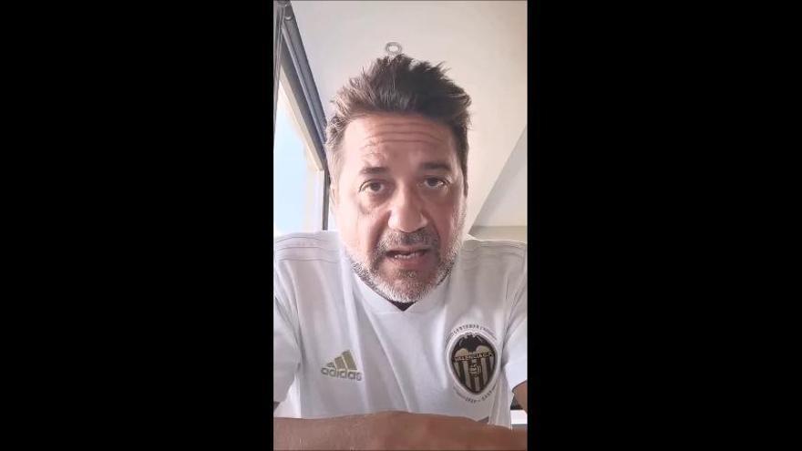 Mensaje de Enrique Arce a la afición del Valencia CF