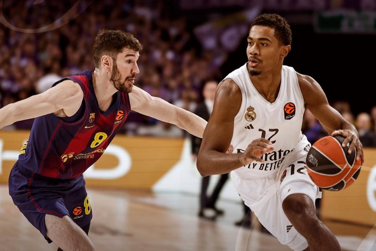 Brizuela cometió dos faltas muy pronto, ante un Madrid más físico que los blaugrana