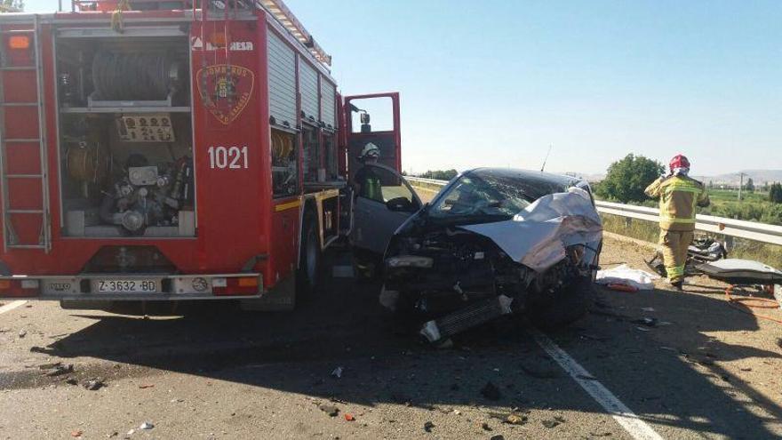 Dos conductores fallecidos en las doscarreteras más peligrosas de Aragón