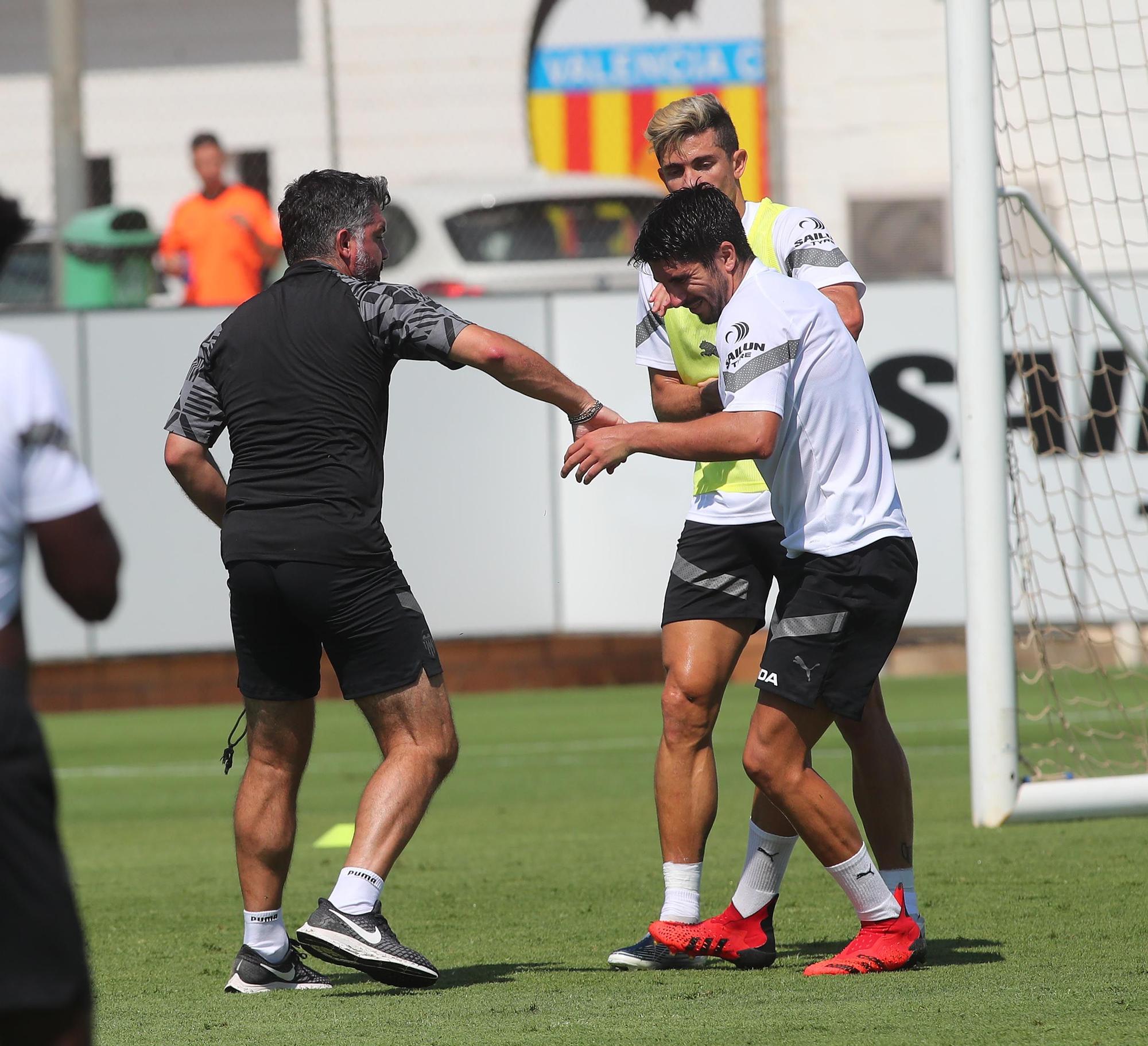 Las imágenes del entrenamiento de hoy del Valencia CF