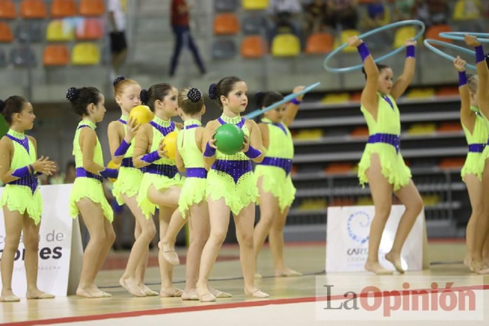 Clausura de las escuelas de Cartagena de gimnasia rítmica y estética de grupo