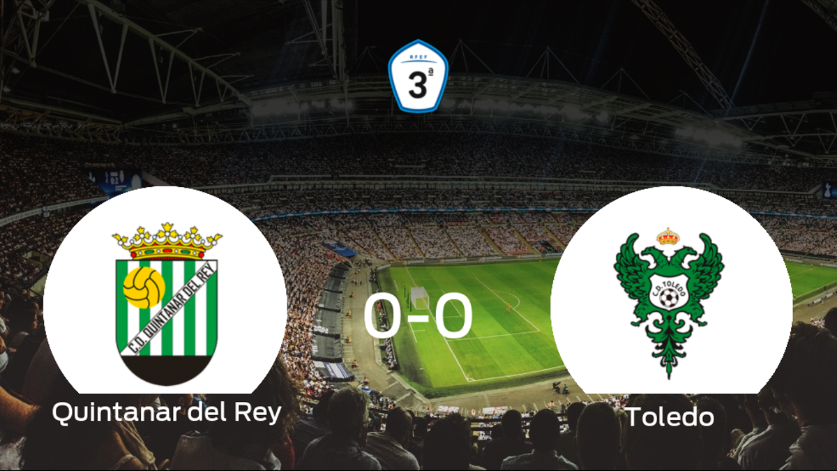 El Quintanar del Rey y el Toledo no encuentran el gol y se reparten los puntos (0-0)