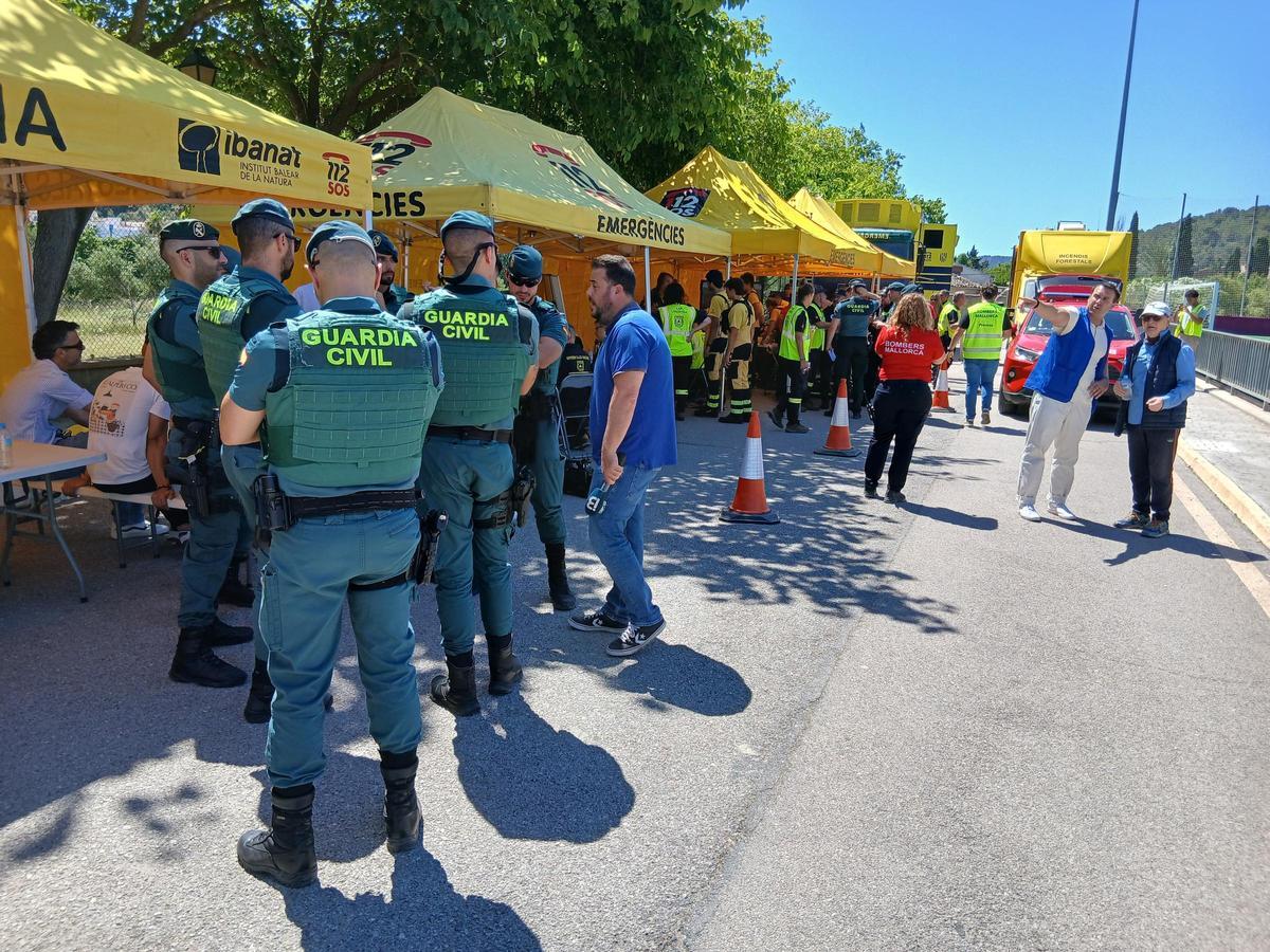 FOTOS | El gran simulacro de incendio forestal en Andratx, en imágenes