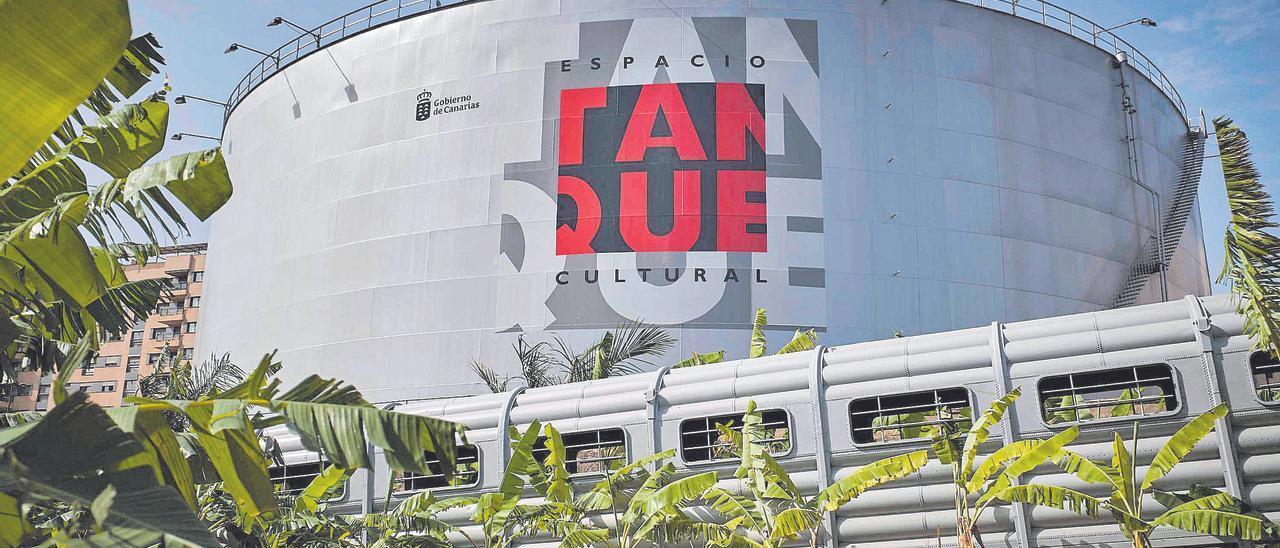 Exterior del espacio cultural El Tanque, en Santa Cruz de Tenerife.