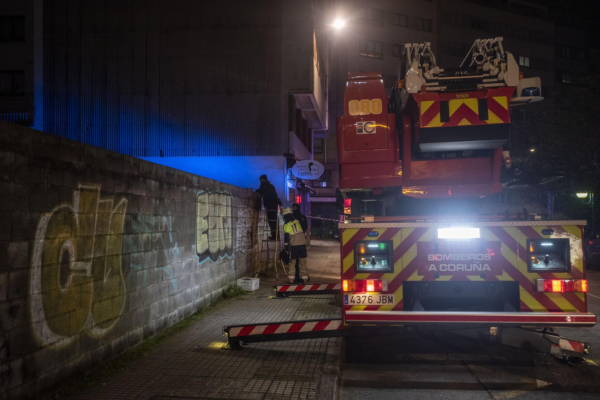 Falsa alarma en O Castrillón tras el aviso por una bolsa que se movía