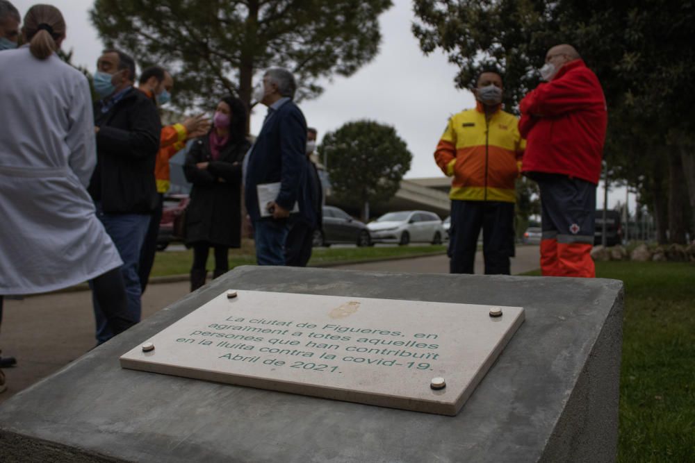 Figueres homenatja el personal essencial per la feina durant la pandèmia