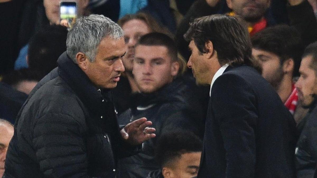 Mourinho y Conte mantienen diferencias desde hace tiempo