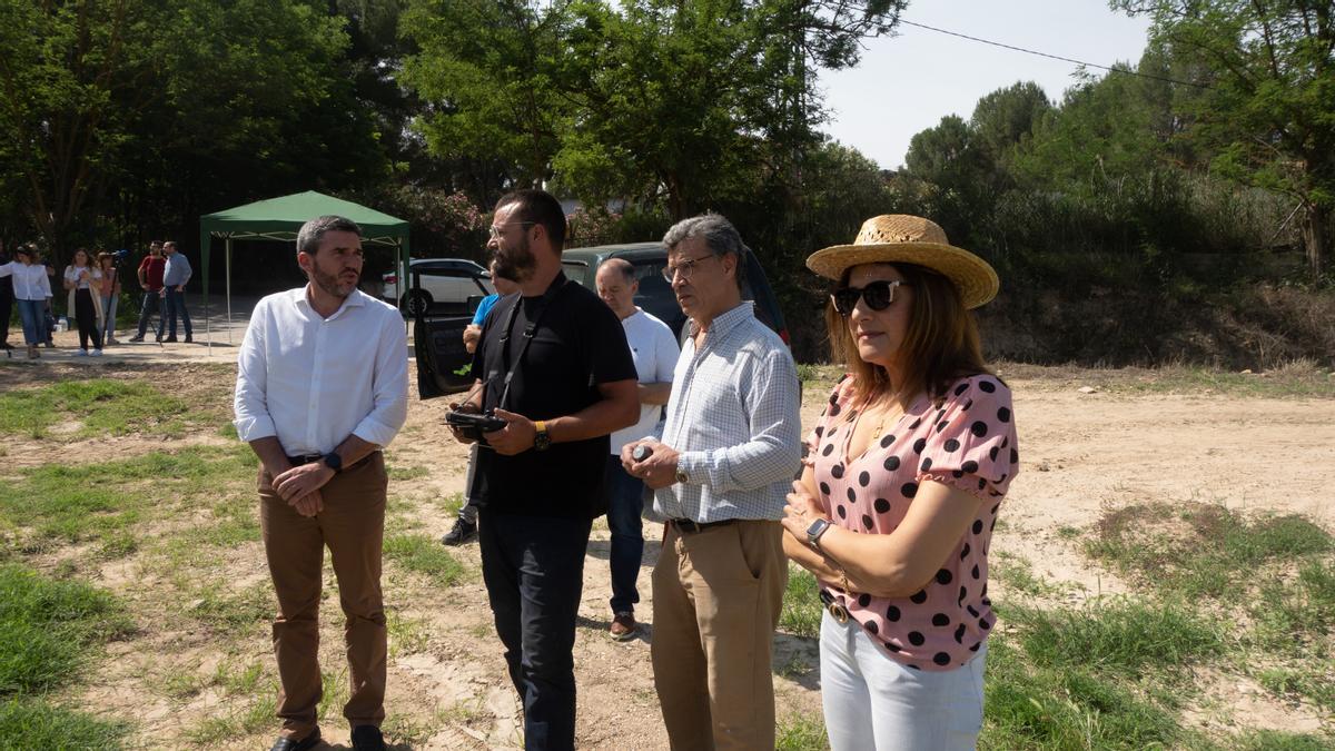 El consejero Antonio Luengo visitando las instalaciones