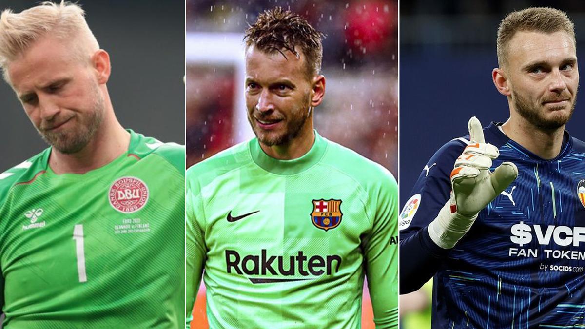 Schmeichel, Neto y Cillessen