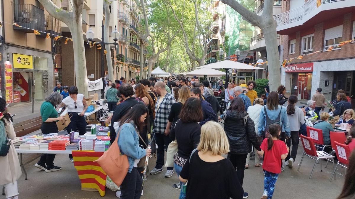 La Rambla del Poblenou, este Sant Jordi