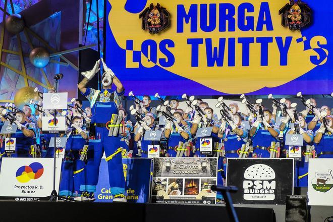 Los Twitty's en el Concurso de Murgas del Carnaval de Las Palmas de Gran Canaria 2024
